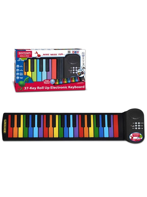 Bontempi - Roll Up Piano - 37 toetsen - Speelgoed muziekinstrument
