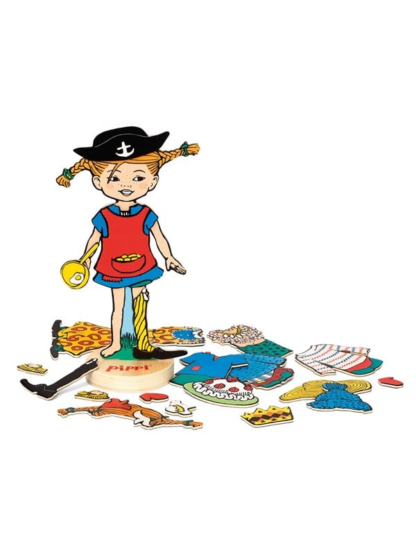 Pippi magnetic doll