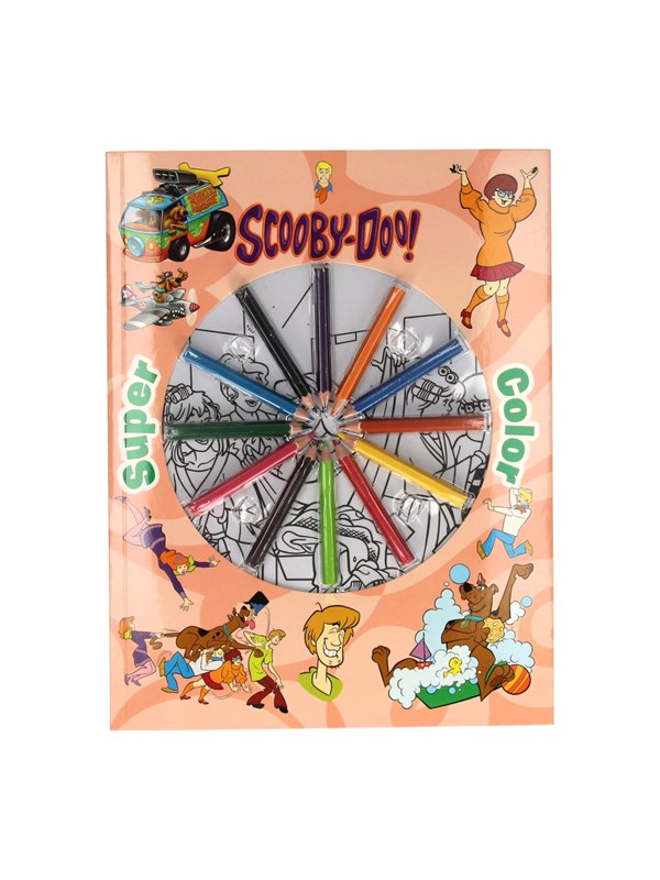 Boek Specials Nederland Scooby-Doo kleurboek met potloden - creatief speelgoed.