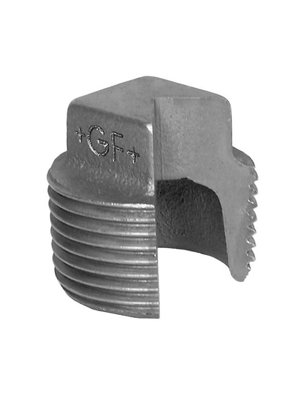 +GF+ plug black 1/8''