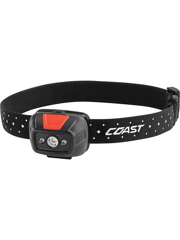 Coast Headlamp FL19 415 lumen red & white light Wide Beam IP54 incl. 3 x AAA batteries