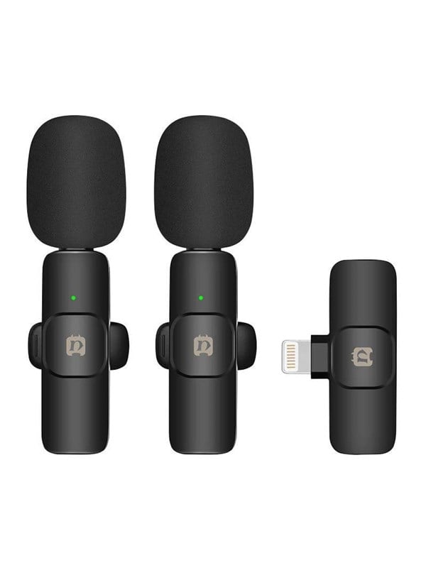 Puluz Draadloze Lavaliermicrofoon Voor Lightning Iphone 12 Pro Max
