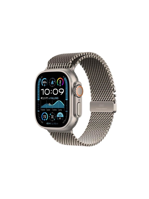 Apple Watch Ultra 2 GPS + Cellular 49mm - Titanium Case with Titanium Milanese Loop - S