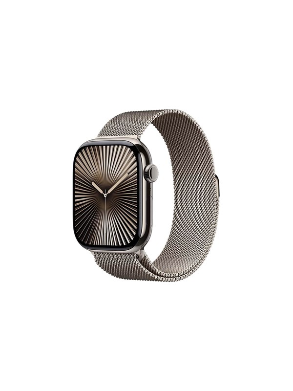 Apple Watch Series 10 GPS + Cellular 46mm - Titanium Case with Milanese Loop - S/M