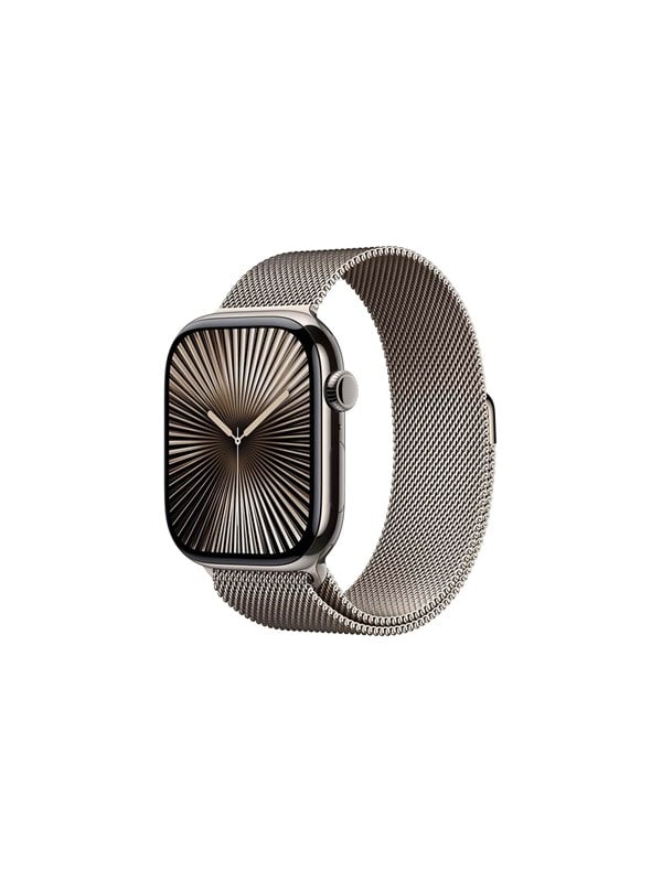 Apple Watch Series 10 GPS + Cellular 46mm - Titanium Case with Milanese Loop - M/L