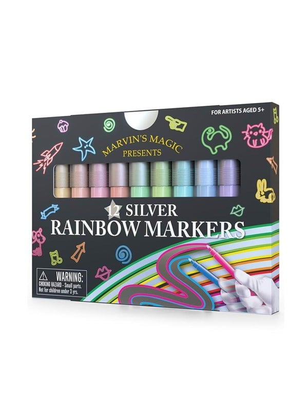 Marvins Magic Silver Rainbow Markers