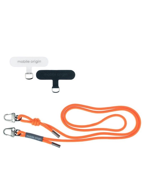 Mobile Origin Lanyard rope 6 mm - Orange - 82 - 163cm