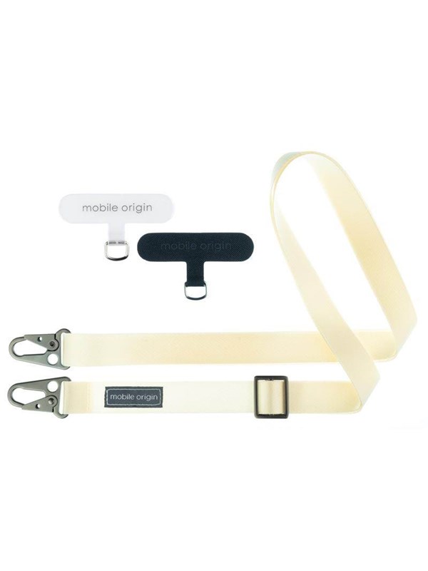 Mobile Origin Lanyard tape 25mm - White - 84 - 165cm