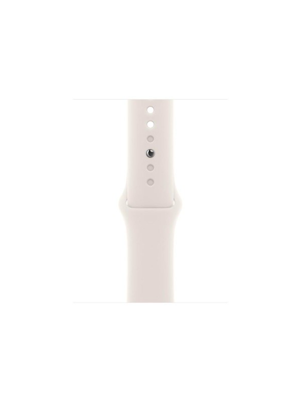 Apple Watch 38/40/41 mm Siliconen Horlogeband Sterrenlicht - S/M