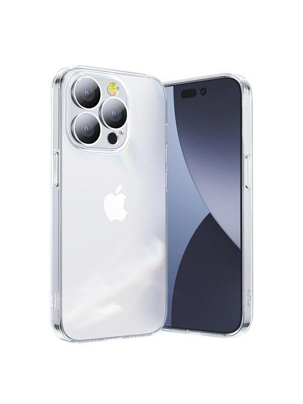 Joyroom 14Q Case Case iPhone 14 Plus Case Cover with Camera Cover Transparent (JR-14Q3 transparent)