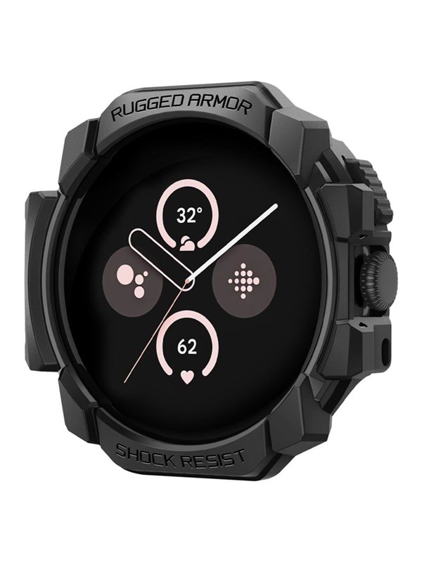 Spigen Rugged Armor - matte black - Google Pixel Watch 3/2/1 (41mm)