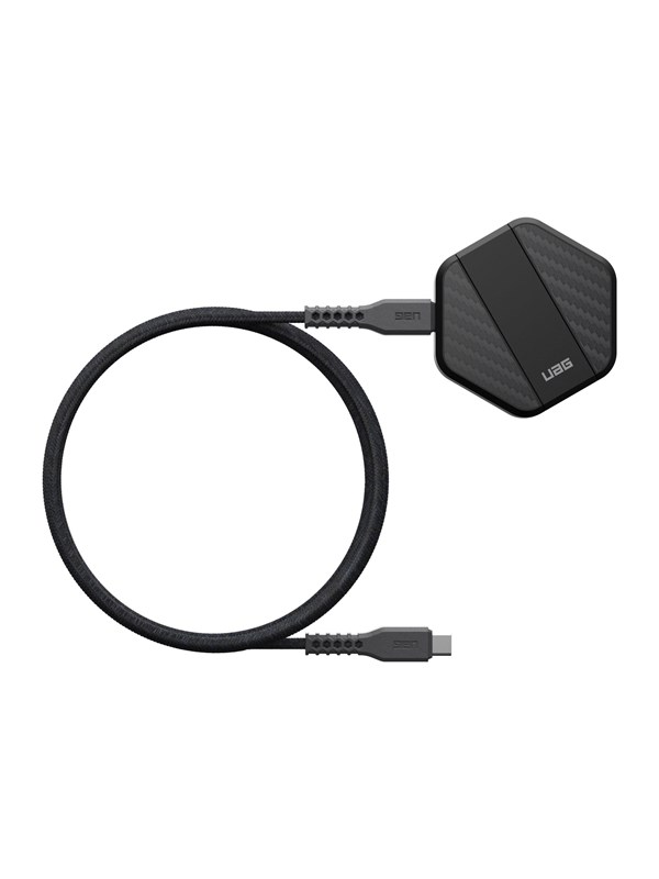 UAG Wireless Charger with kick stand black/carbon fiber BULK