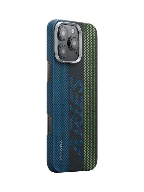 Pitaka X Aries Tactile Geweven Hoesje, Creditcard - Iphone 16 Pro Max
