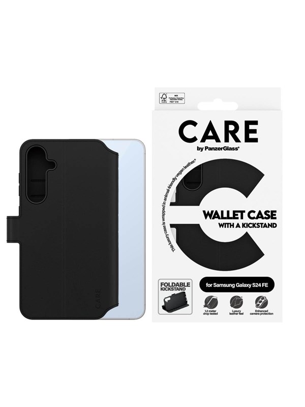 CARE by PanzerGlass Feature Wallet Case w. Kickstand Samsung Galaxy S24 FE
