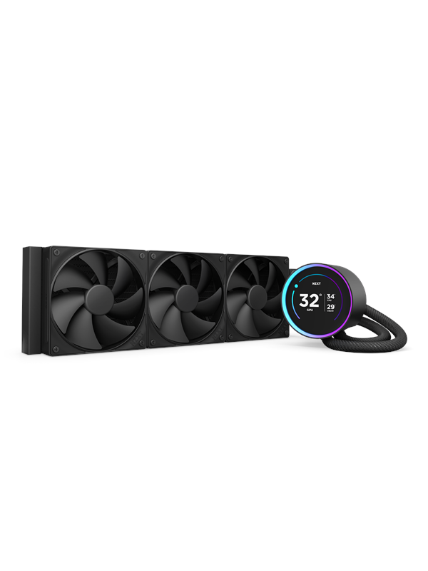 NZXT Kraken Elite V2 360 (2024) - Black - CPU waterkoeling - Maximaal 30 dBA