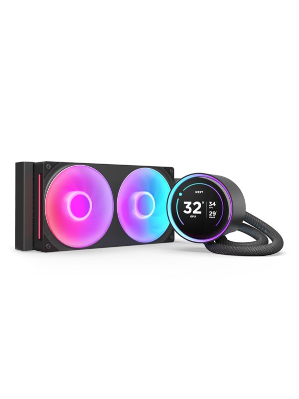 NZXT Kraken Elite RGB V2 240 (2024) - Zwart met RGB-licht - CPU waterkoeling - Maximaal 30 dBA