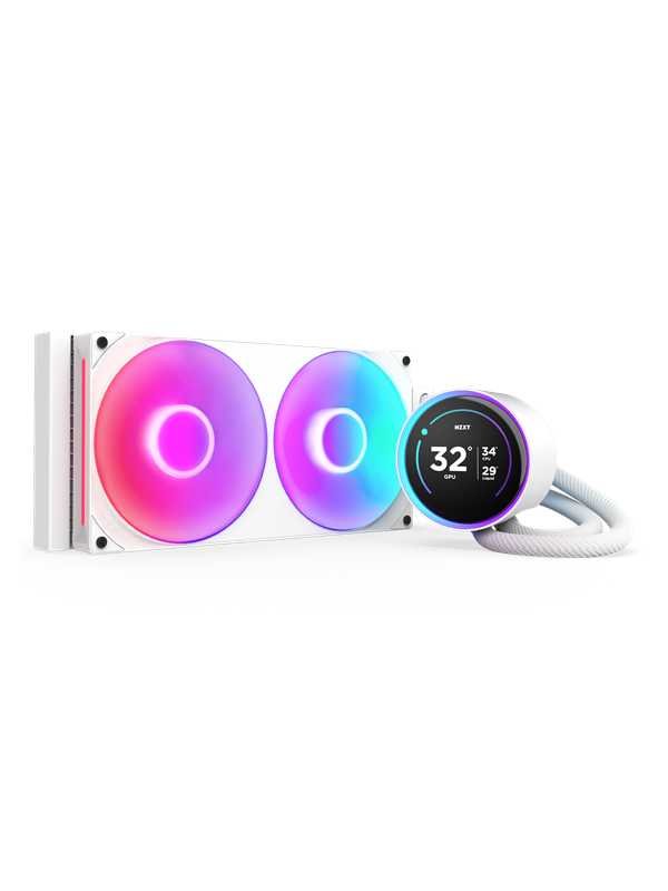 NZXT Kraken Elite RGB V2 280 (2024) - Wit - CPU waterkoeling - Maximaal 30 dBA
