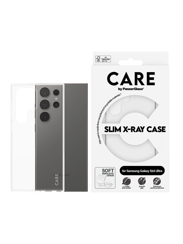 CARE by PanzerGlass Fashionable Case Transparent X-Ray Soft Basic Samsung Galaxy S24 Ultra