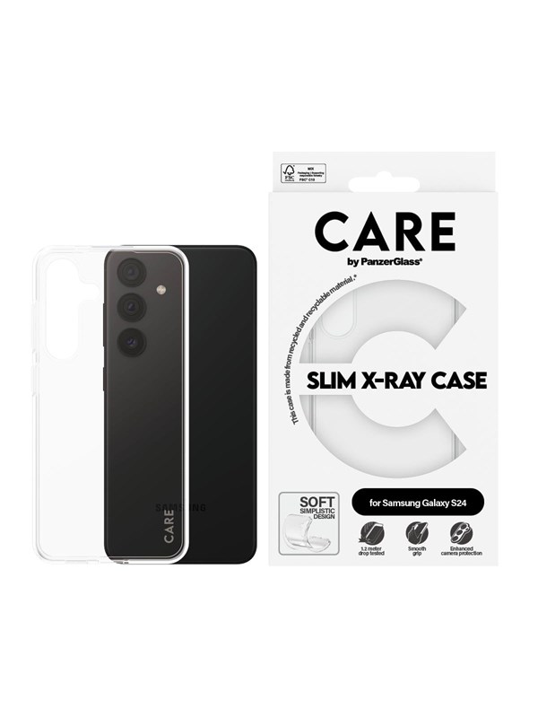 CARE by PanzerGlass Fashionable Case Transparent X-Ray Soft Basic Samsung Galaxy S24