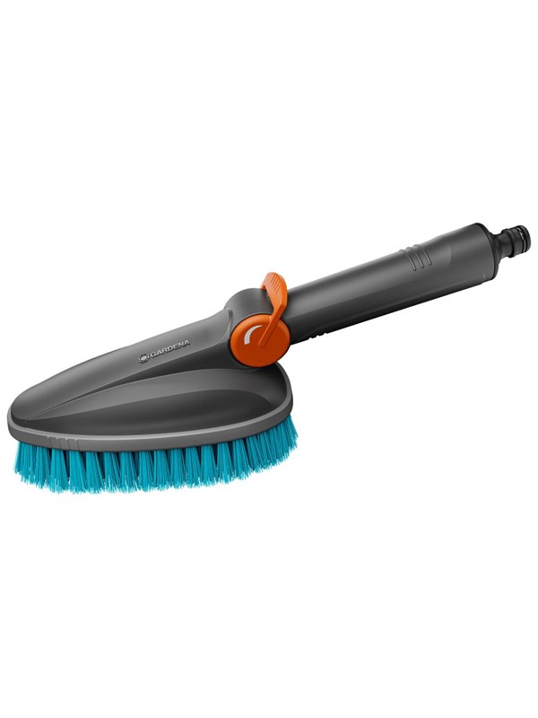 GARDENA Cleansystem handborstel M Hard - met slangaansluiting
