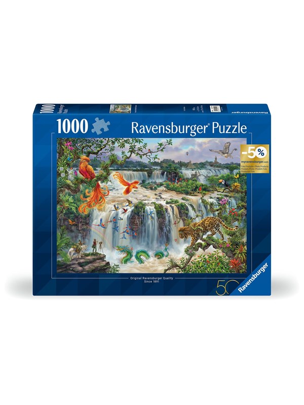 Ravensburger puzzel Iguazú waterval - 1000 stukjes legpuzzel volwassenen.