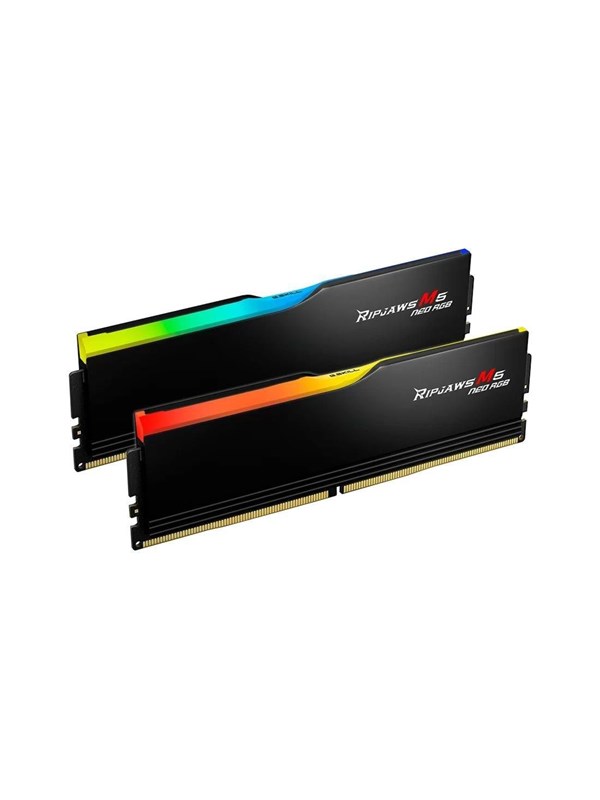 G.Skill Ripjaws M5 Neo RGB DDR5-6000 - 32GB - CL36 - Dual Channel (2 pcs) - AMD EXPO - Zwart met RGB