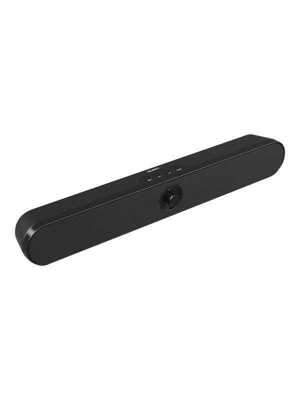 Majority Atlas Soundbar - Draagbaar - Stereo - Krachtige Batterij - Duurzaam - Zwart