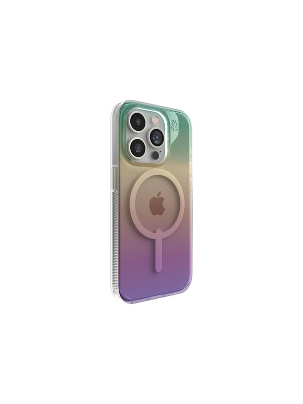 Zagg Gear4 iPhone 15 Pro Milan MagSafe hoesje (regenboog)