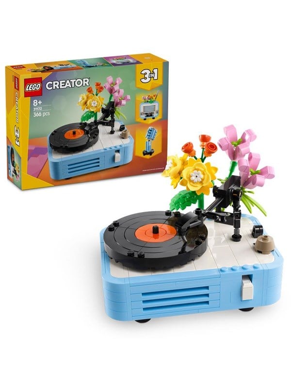 LEGO Creator 31172 Platenspeler met bloemen