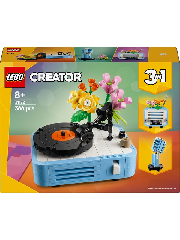 LEGO Creator 31172 Platenspeler met bloemen