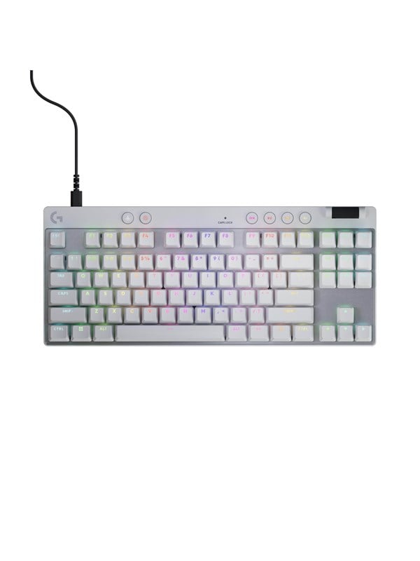 Logitech G PRO X TKL - Linear - Linear - Gaming toetsenbord - Frans - Wit