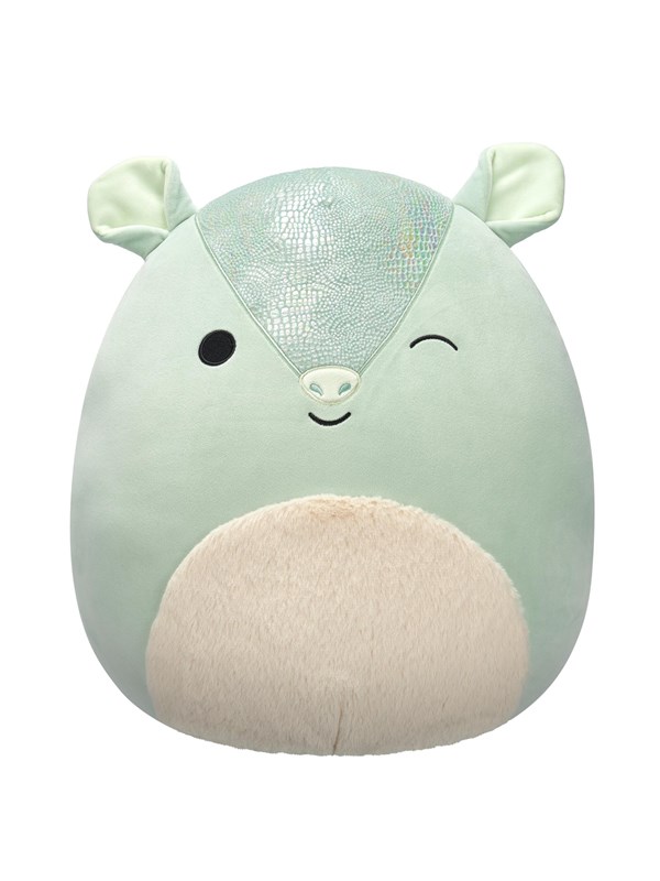 Squishmallows - Arilla - Winking Green Armadillo W/Fuzzy Belly 40cm pluche
