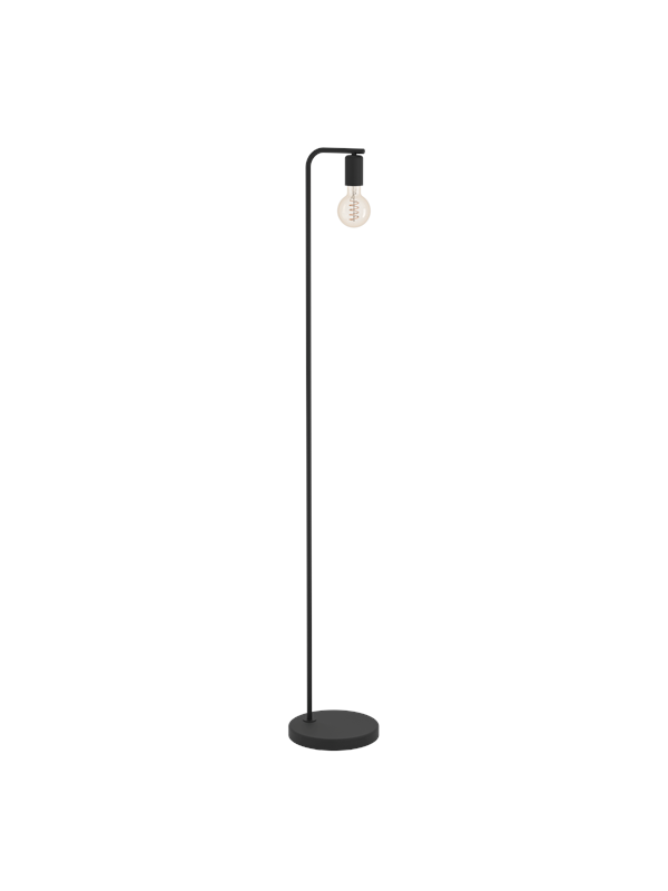 EGLO Cranley 1 Vloerlamp - E27 - 148,5 cm - Zwart