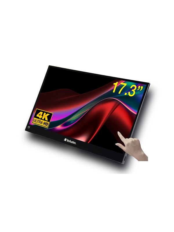 Verbatim - Portable Monitor Ultra HD 4K - 17.3”