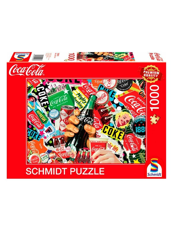 Schmidt legpuzzel Coca Cola it is! - 1000 stukjes puzzel plezier.