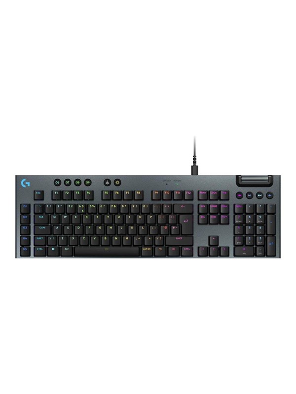 Logitech G915 X Wired - Tactile - 100% (volledige grootte - standaard) - Gaming toetsenbord - Engels - Zwart