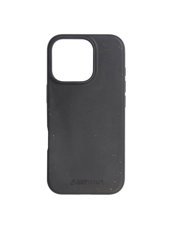 GreyLime iPhone 16 Pro Biodegradable Cover Black