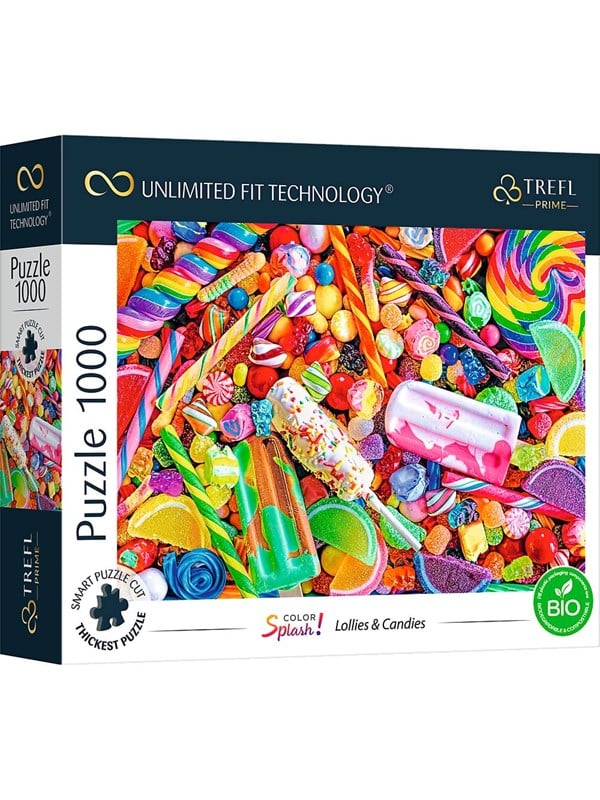 Trefl Puzzle - Unlimited Fit - Lollies & Candies (1000 pieces) 2D Puzzels