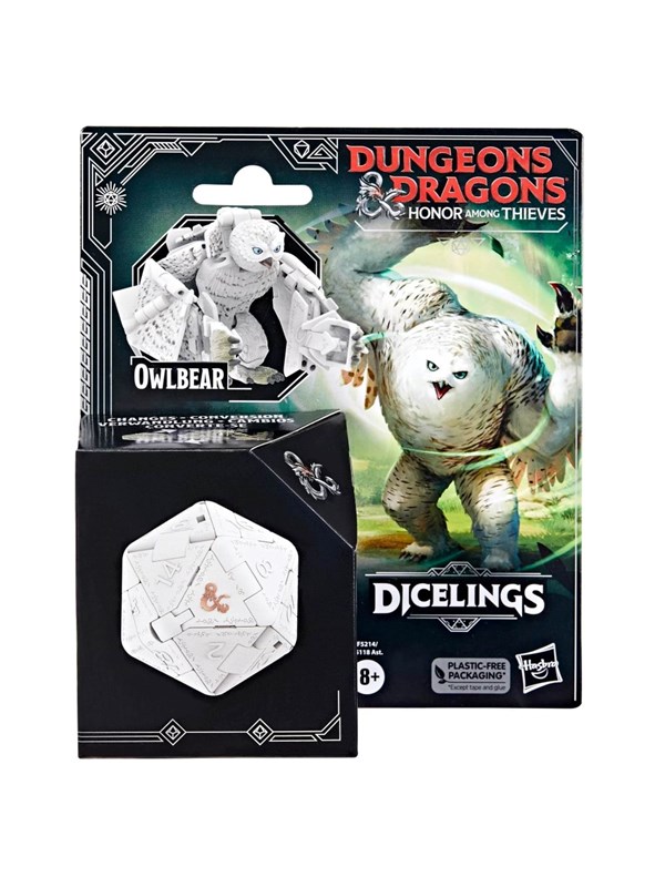 Hasbro Dungeons & Dragons Actiefiguur Honor Among Thieves Dicelings Owlbear Multicolours