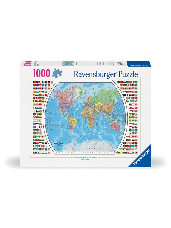 Ravensburger Political World Map 1000p