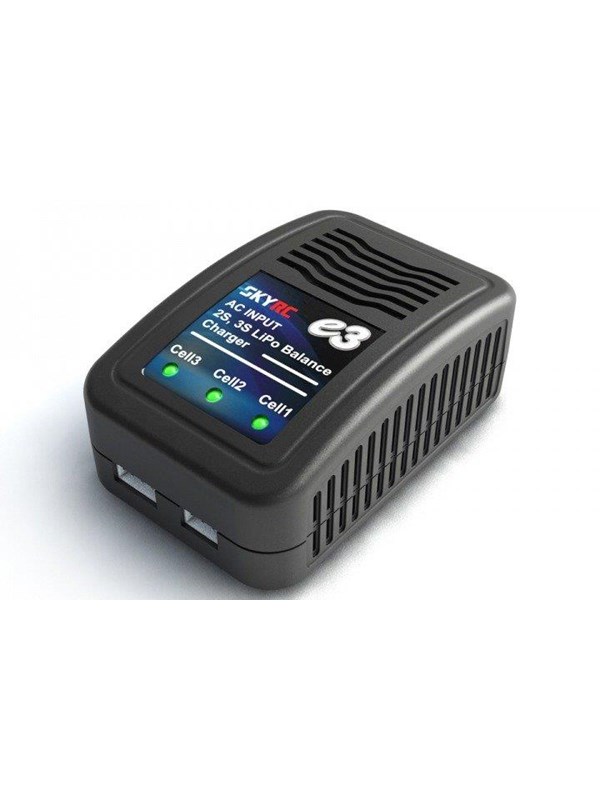 Skyrc Lipo-Lader E3 Voor Batterijen Li-Po Li-Ion Ni-Mh Batterijen 3 Kanaals