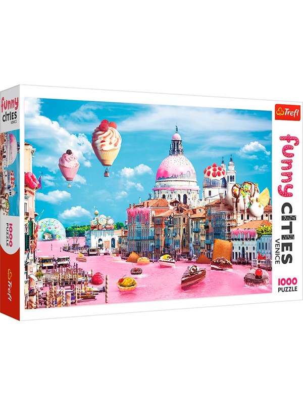 Trefl Puzzle - Funny Cities - Sweets in Venice (1000 pieces) Vloer