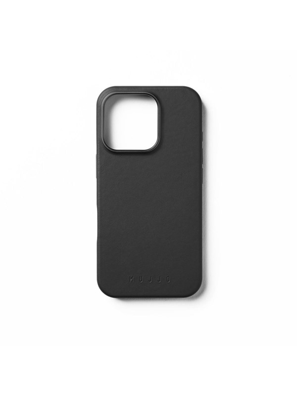 Mujjo Leather Case for iPhone 16 Pro - Black
