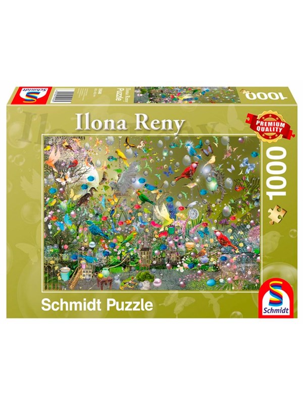 Schmidt Puzzle - Parrot jungle (1000 pieces) Vloer