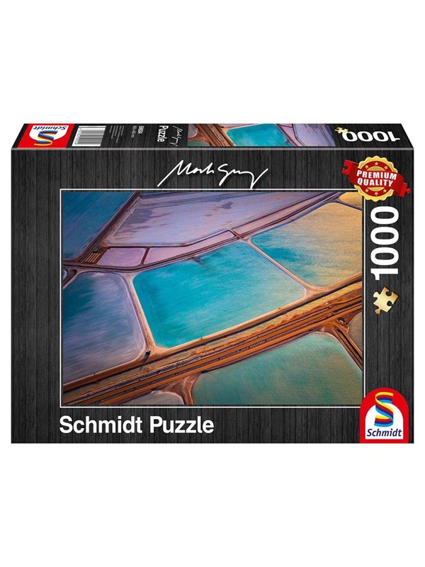 Schmidt puzzel Mark Gray - Pastelle - 1000 stukjes kunst.