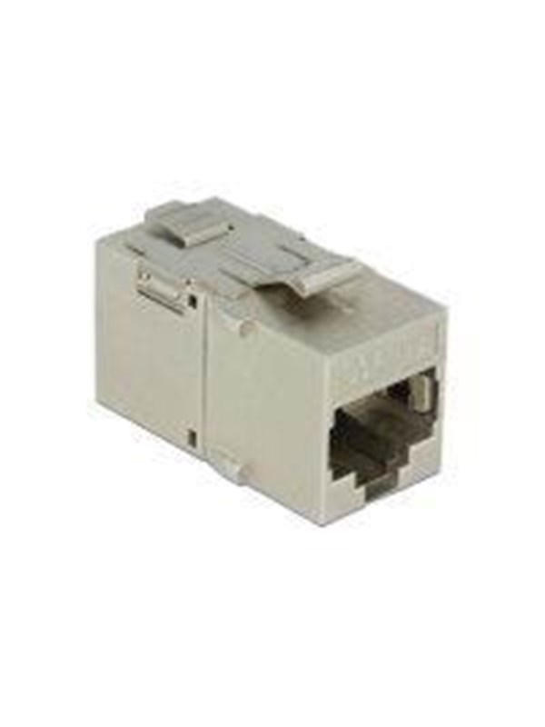 DeLOCK Keystone Module RJ45 jack > RJ45 jack Cat.6A Metal