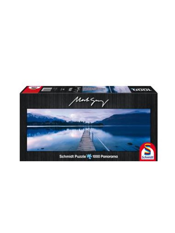 Schmidt Puzzle - Mark Gray: Lake Wakatipu New Zealand (1000 pieces) Vloer
