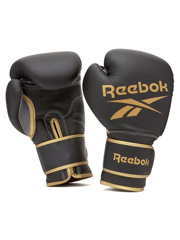 Reebok Retail Boxing Gloves - 12oz - Gold/Black
