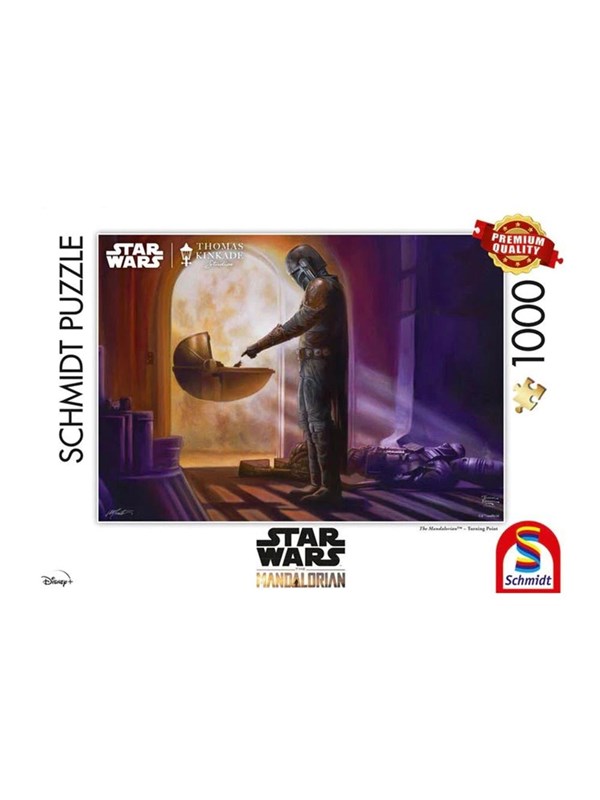 Star Wars The Mandalorian - Thomas Kinkade Studios - Disney Dreams Collection - Turning Point Puzzel meerkleurig