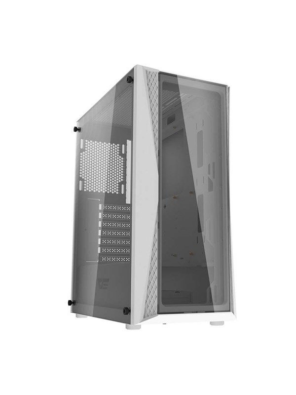 Darkflash DK352 Plus computer case + 4 fans (black and white) - Case